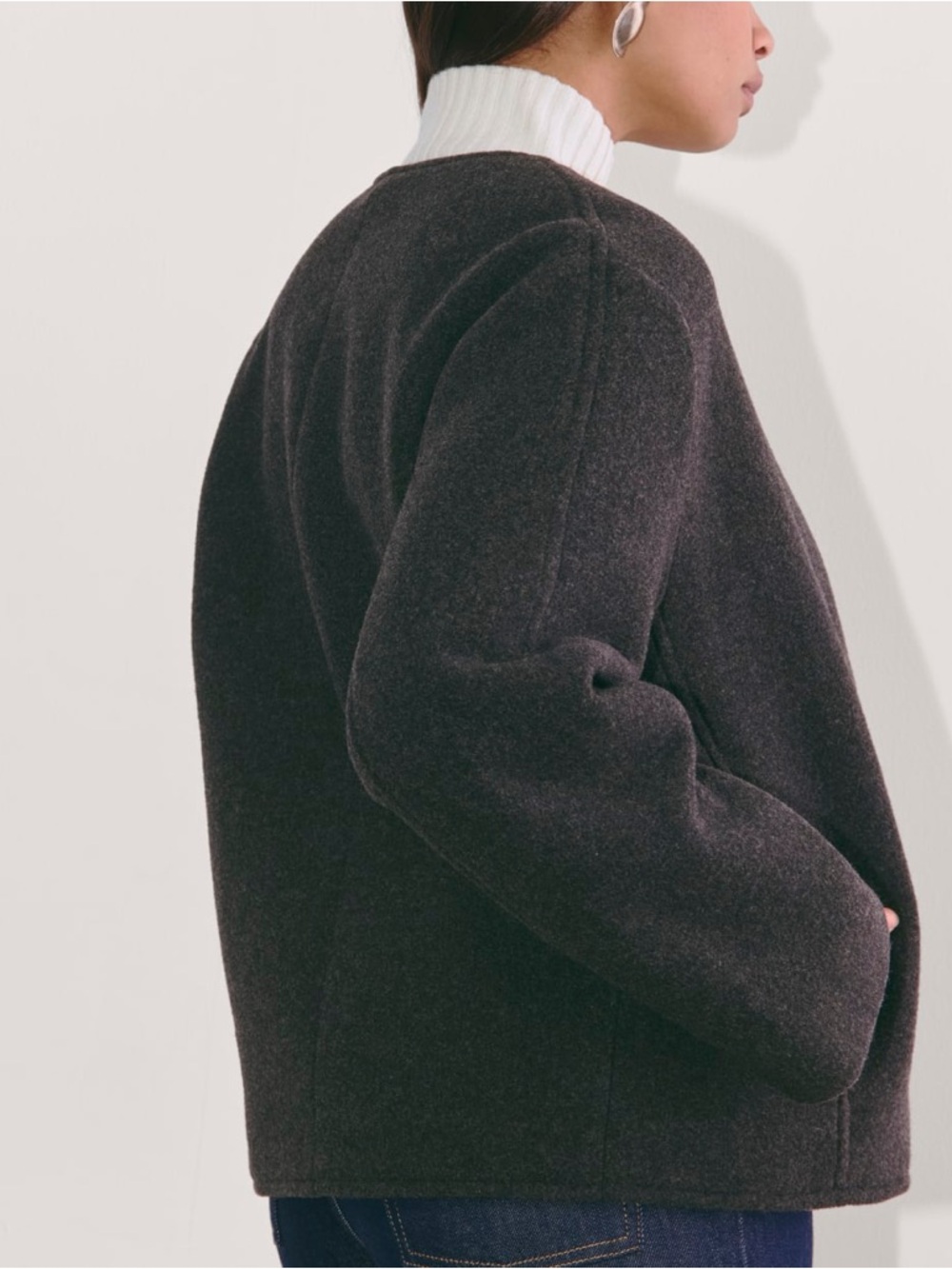 NWT Everlane The Cocoon Coat in Wool - Picture 5 of 12